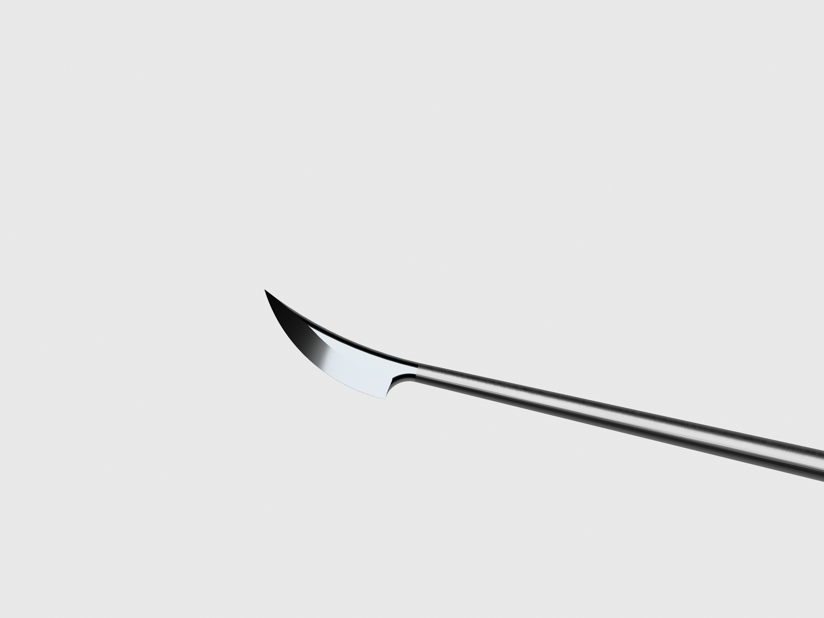 Simmank Premium Sichelmesser konvex gebogen, fein, 16.5 cm